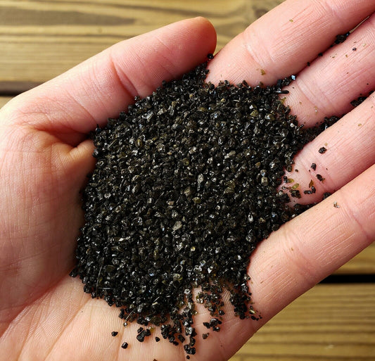 Black Aquarium Sand WASHED READY FOR USE Medium Grain Substrate 12, 25, 45LBS