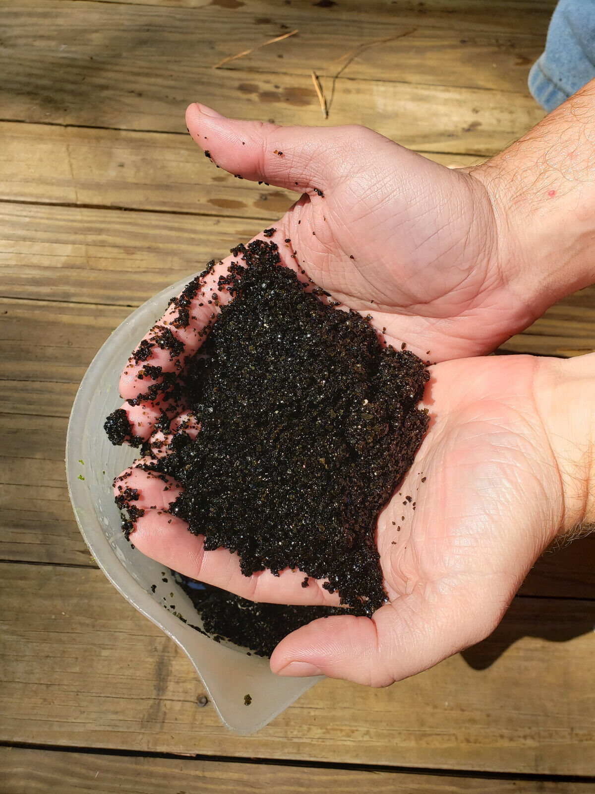 Black Aquarium Sand WASHED READY FOR USE Medium Grain Substrate 12, 25, 45LBS